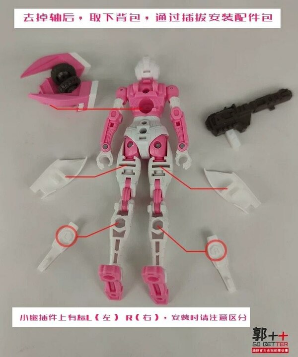 Go Better Earthrise Arcee Fillers, Backpack, & Weapon Upgrade Kit  (2 of 11)